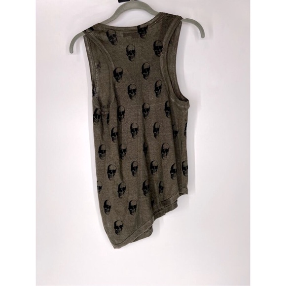 Skull Cashmere Olive Skull Tank - Picture 3 of 5